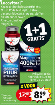 Lucovitaal   voedingssupplement folder aanbieding bij  Kruidvat - details