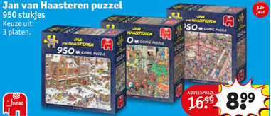 Jan van Haasteren   legpuzzel folder aanbieding bij  Kruidvat - details