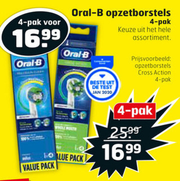 Braun Oral-B   opzetborstel folder aanbieding bij  Trekpleister - details