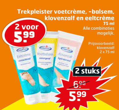 Trekpleister Huismerk   voetverzorging folder aanbieding bij  Trekpleister - details