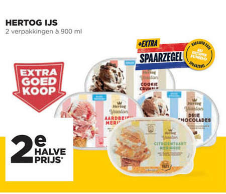 Hertog   ijsspecialiteit folder aanbieding bij  Jumbo - details