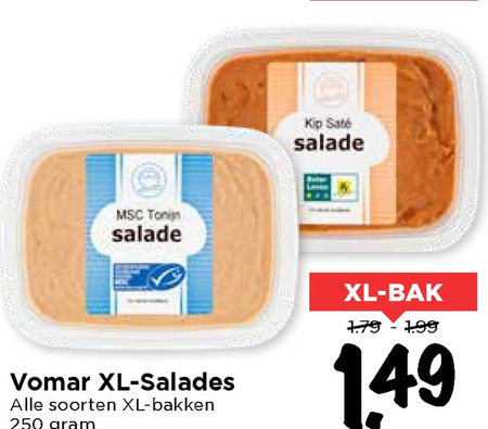 Vomar Huismerk   salade folder aanbieding bij  Vomar - details