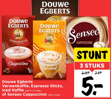 Douwe Egberts Senseo   oploskoffie, koffiepad folder aanbieding bij  Vomar - details