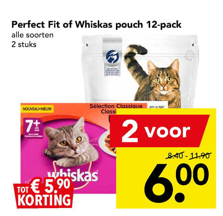 Perfect Fit   kattenvoer folder aanbieding bij  Deen - details