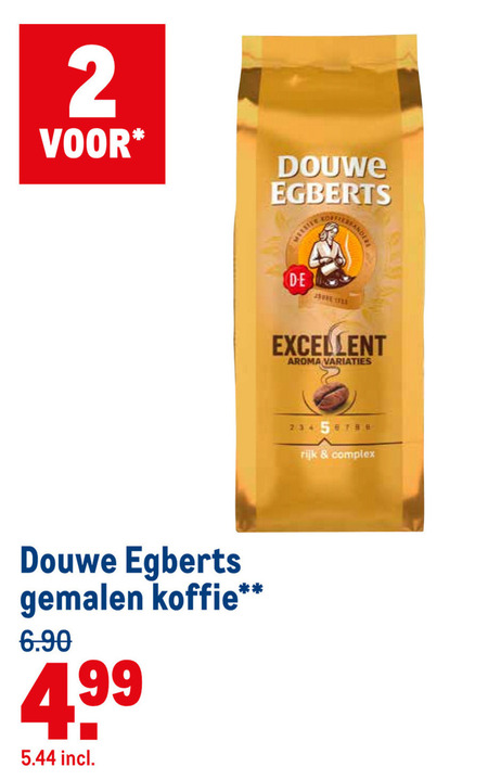 Douwe Egberts   koffie folder aanbieding bij  Makro - details