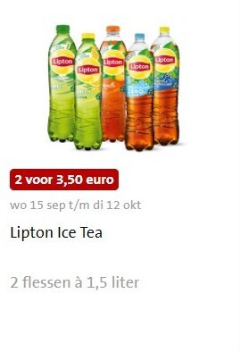 Lipton   ice tea folder aanbieding bij  Jumbo - details