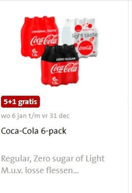Coca-Cola   cola folder aanbieding bij  Jumbo - details