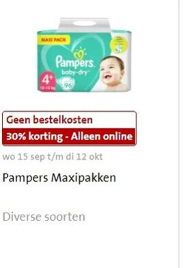 Pampers   luierbroekjes, luiers folder aanbieding bij  Jumbo - details