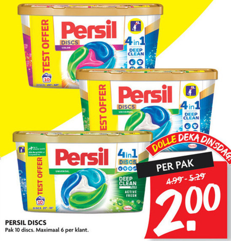 Persil   wasmiddel folder aanbieding bij  Dekamarkt - details