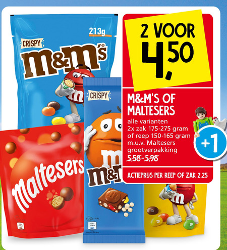 M en Ms   chocolade folder aanbieding bij  Jan Linders - details