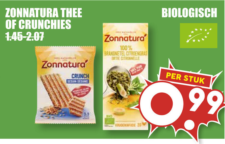 Zonnatura   thee folder aanbieding bij  MCD Supermarkt Basis - details