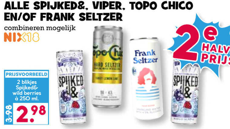 Viper   hard seltzer folder aanbieding bij  Boons Markt - details