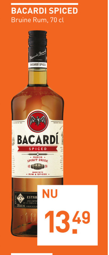 Bacardi   rum folder aanbieding bij  Gall & Gall - details