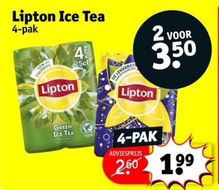 Lipton   ice tea folder aanbieding bij  Kruidvat - details