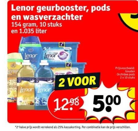 Lenor   wasverzachter folder aanbieding bij  Kruidvat - details