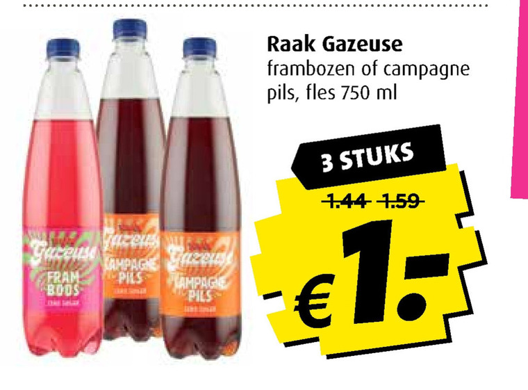 Raak   frisdrank folder aanbieding bij  Boni - details