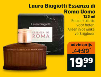 Laura Biagotti   eau de toilette folder aanbieding bij  Trekpleister - details