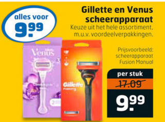 Gillette   heren handscheerapparaat, dames handscheerapparaat folder aanbieding bij  Trekpleister - details