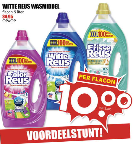 Color Reus   wasmiddel folder aanbieding bij  MCD Supermarkt Basis - details