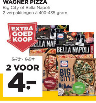 Wagner   diepvriespizza folder aanbieding bij  Jumbo - details