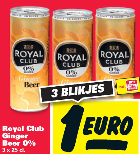 Royal Club   frisdrank folder aanbieding bij  Nettorama - details