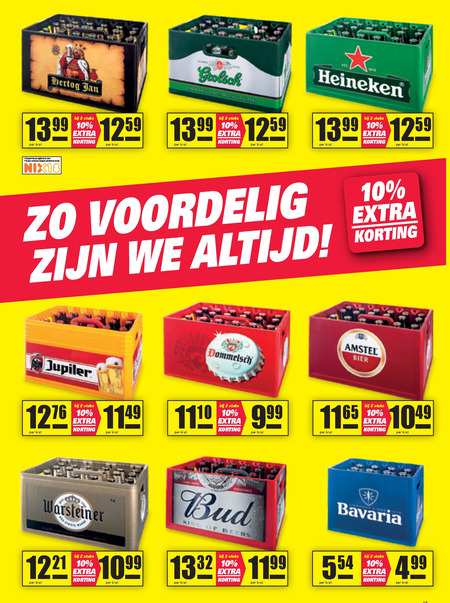 Hertog Jan   krat bier folder aanbieding bij  Nettorama - details