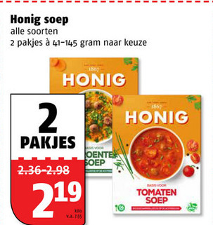 Honig   soep folder aanbieding bij  Poiesz - details