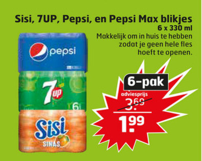 Sisi   cola, frisdrank folder aanbieding bij  Trekpleister - details