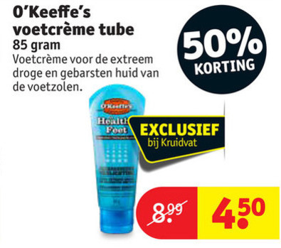 O Keeffes   voetverzorging folder aanbieding bij  Kruidvat - details