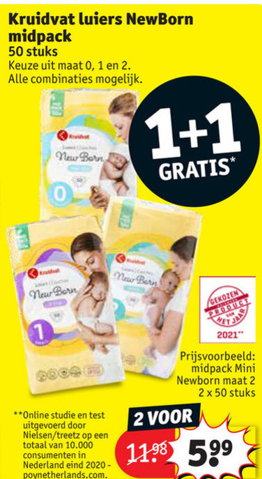 Kruidvat Huismerk   luiers folder aanbieding bij  Kruidvat - details