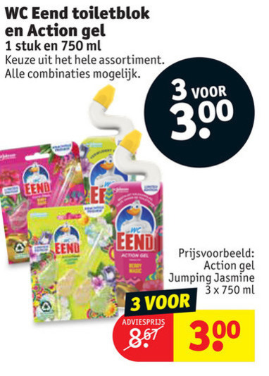 WC Eend   toiletblok folder aanbieding bij  Kruidvat - details