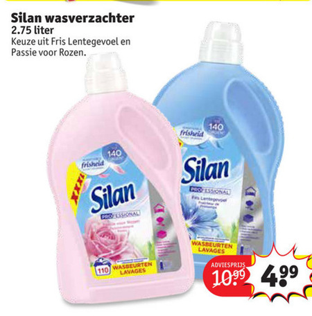 Silan   wasverzachter folder aanbieding bij  Kruidvat - details