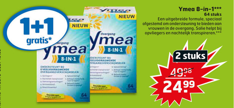 Ymea   voedingssupplement folder aanbieding bij  Trekpleister - details