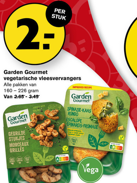 Garden Gourmet   vegetarisch folder aanbieding bij  Hoogvliet - details