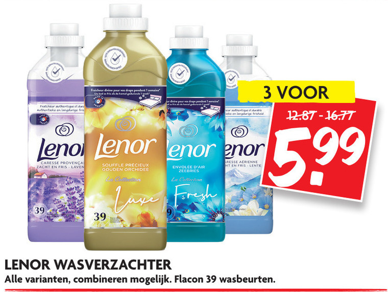 Lenor   wasverzachter folder aanbieding bij  Dekamarkt - details