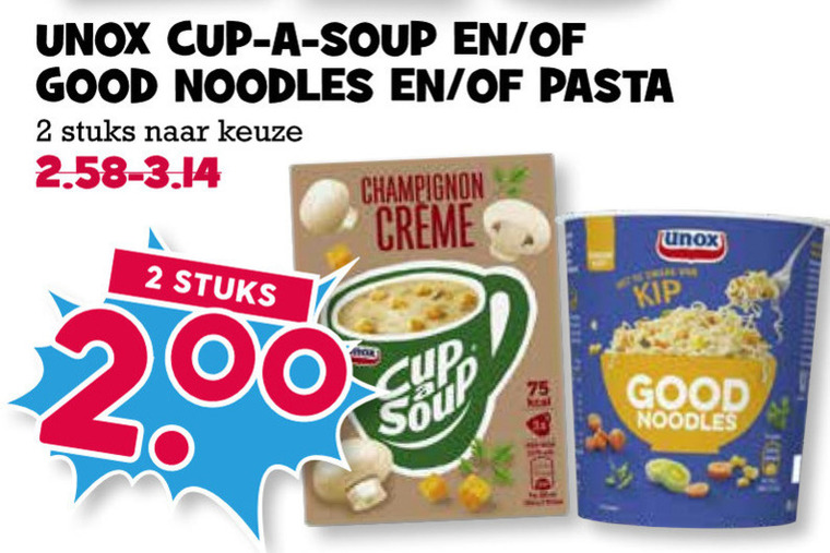 Cup a Soup   noodles, soep folder aanbieding bij  Boons Markt - details