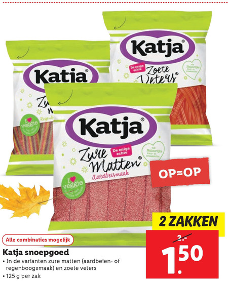 Katja   snoep folder aanbieding bij  Lidl - details