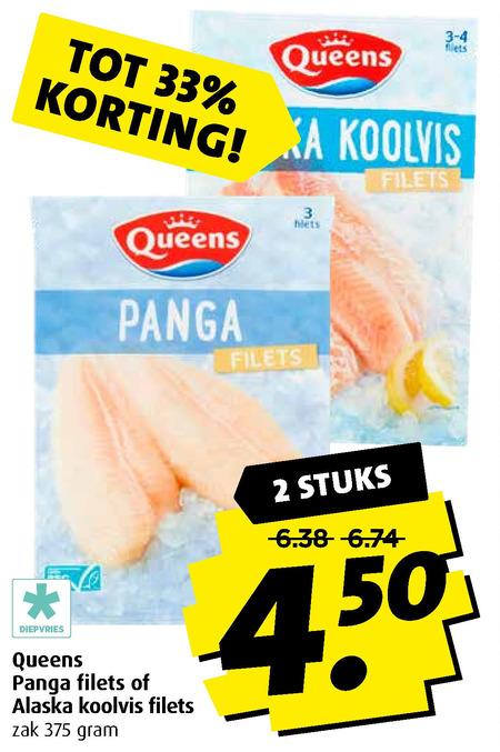 Queens   koolvis, pangasius folder aanbieding bij  Boni - details