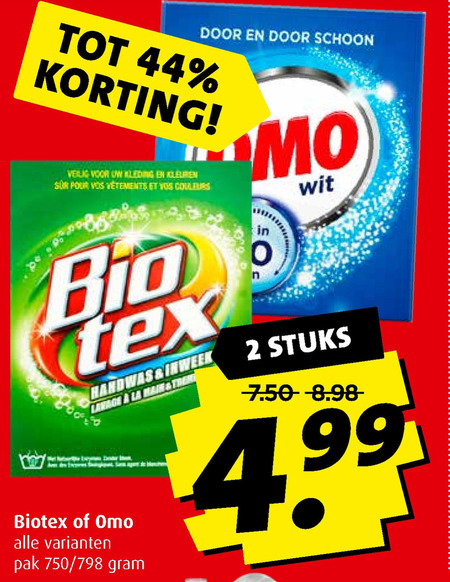 Omo   handwasmiddel, wasmiddel folder aanbieding bij  Boni - details