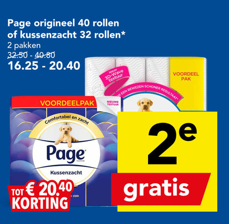 Page   toiletpapier folder aanbieding bij  Deen - details