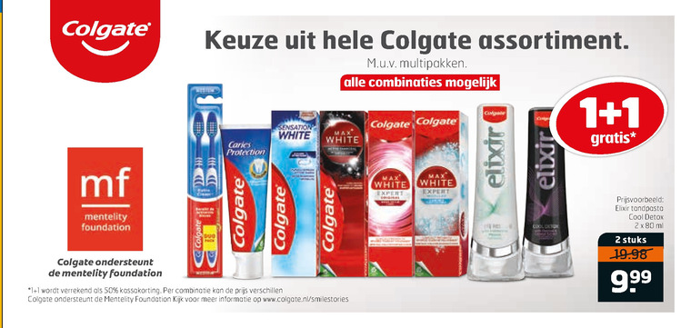 Colgate   tandpasta, tandenborstel folder aanbieding bij  Trekpleister - details