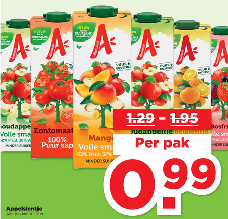 Appelsientje   fruitdrank folder aanbieding bij  Plus - details