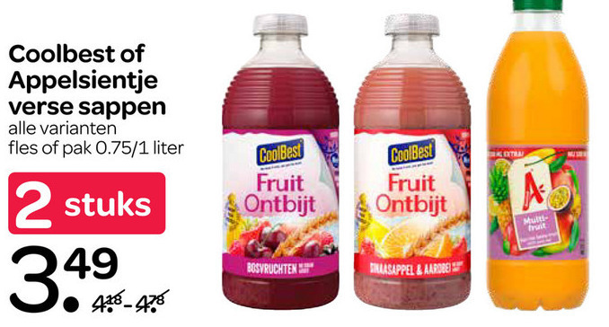 Appelsientje   vruchtensap folder aanbieding bij  Spar - details