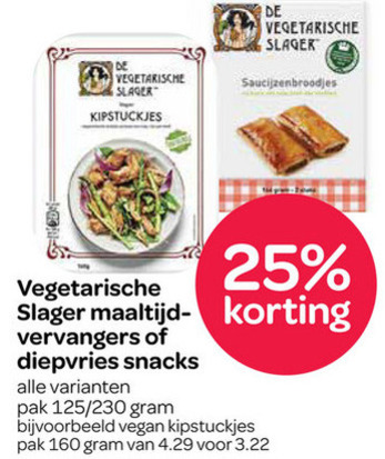 De vegetarische Slager   vegetarisch folder aanbieding bij  Spar - details