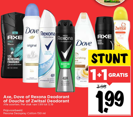 Zwitsal   deodorant, douchegel folder aanbieding bij  Vomar - details