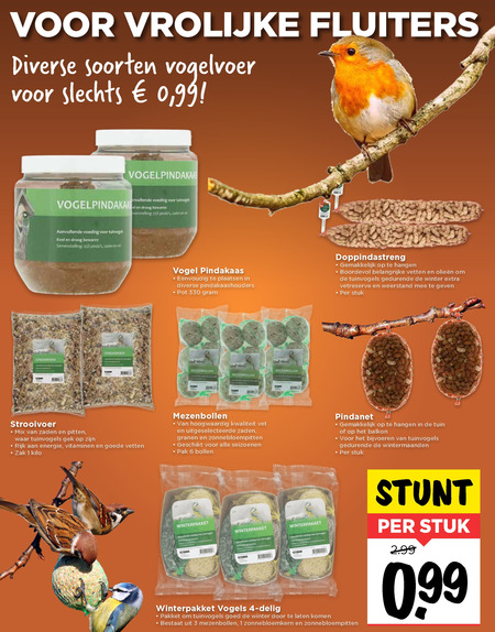 Best for your Friend   vogelvoer folder aanbieding bij  Vomar - details