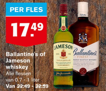 Jameson   whisky folder aanbieding bij  Hoogvliet - details