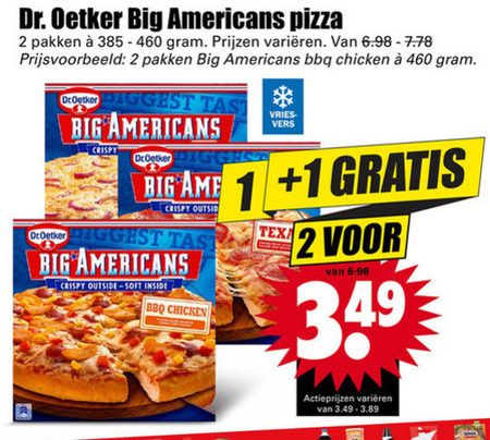 Dr Oetker   diepvriespizza folder aanbieding bij  Dirk - details