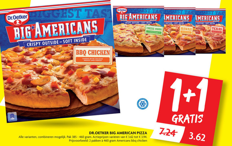 Dr Oetker   diepvriespizza folder aanbieding bij  Dekamarkt - details