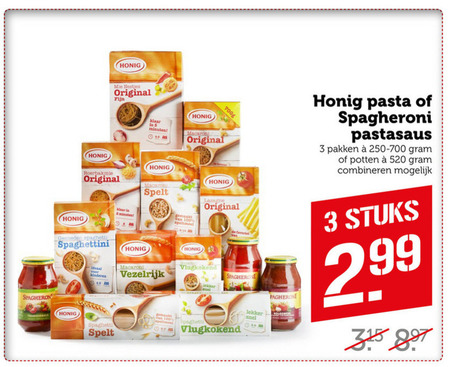 Spagheroni   pasta, pastasaus folder aanbieding bij  Coop - details